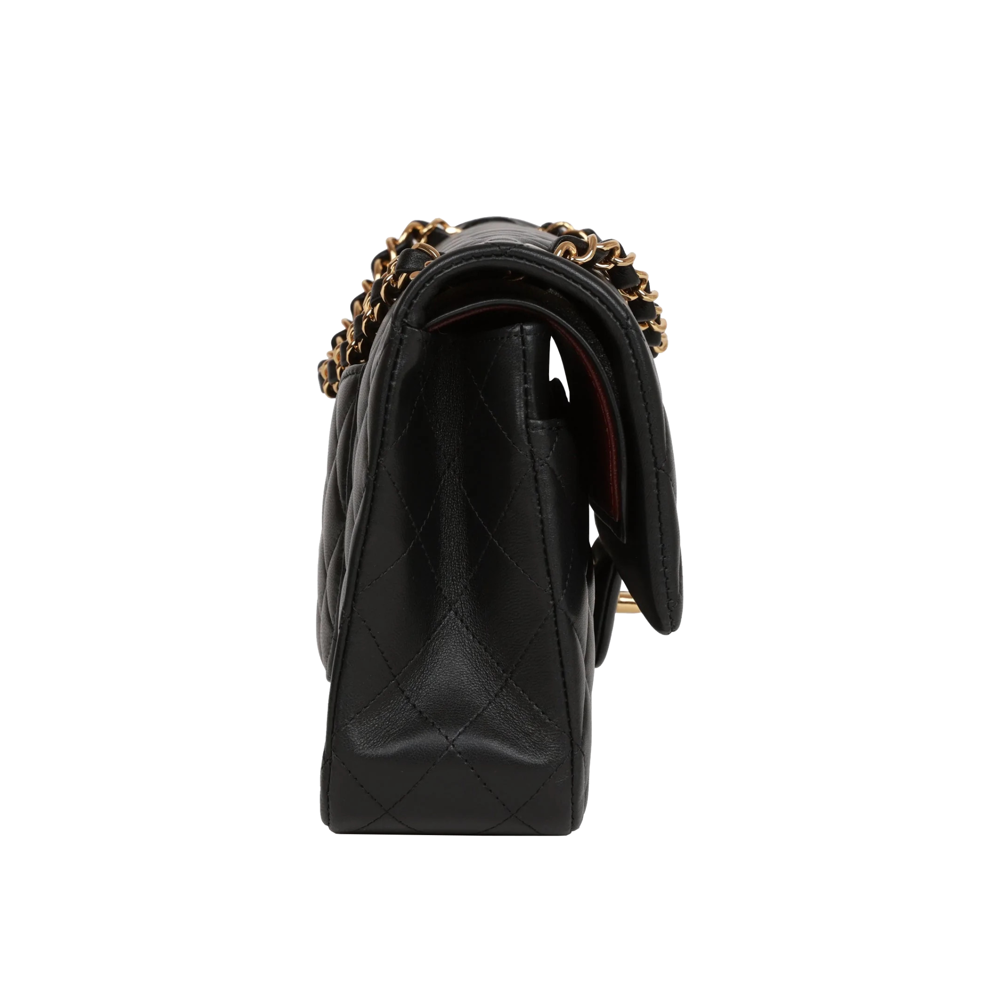 Medium Classic Double Flap Bag Lamb skin - chanel-1-black-2-1.png