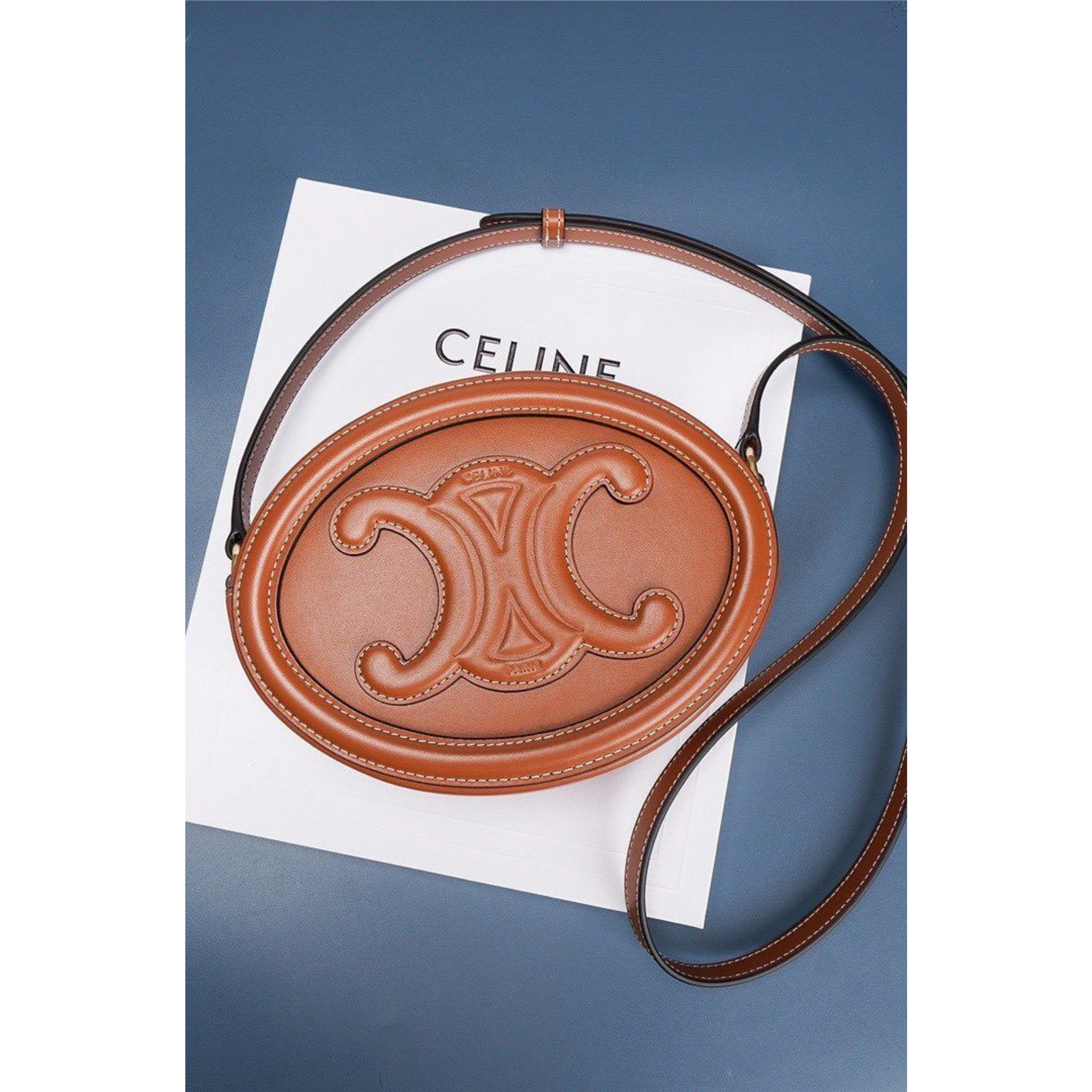 celine #10 pic 2 CROSSBODY OVAL PURSE CUIR TRIOMPHE - celine-10-pic-2.png