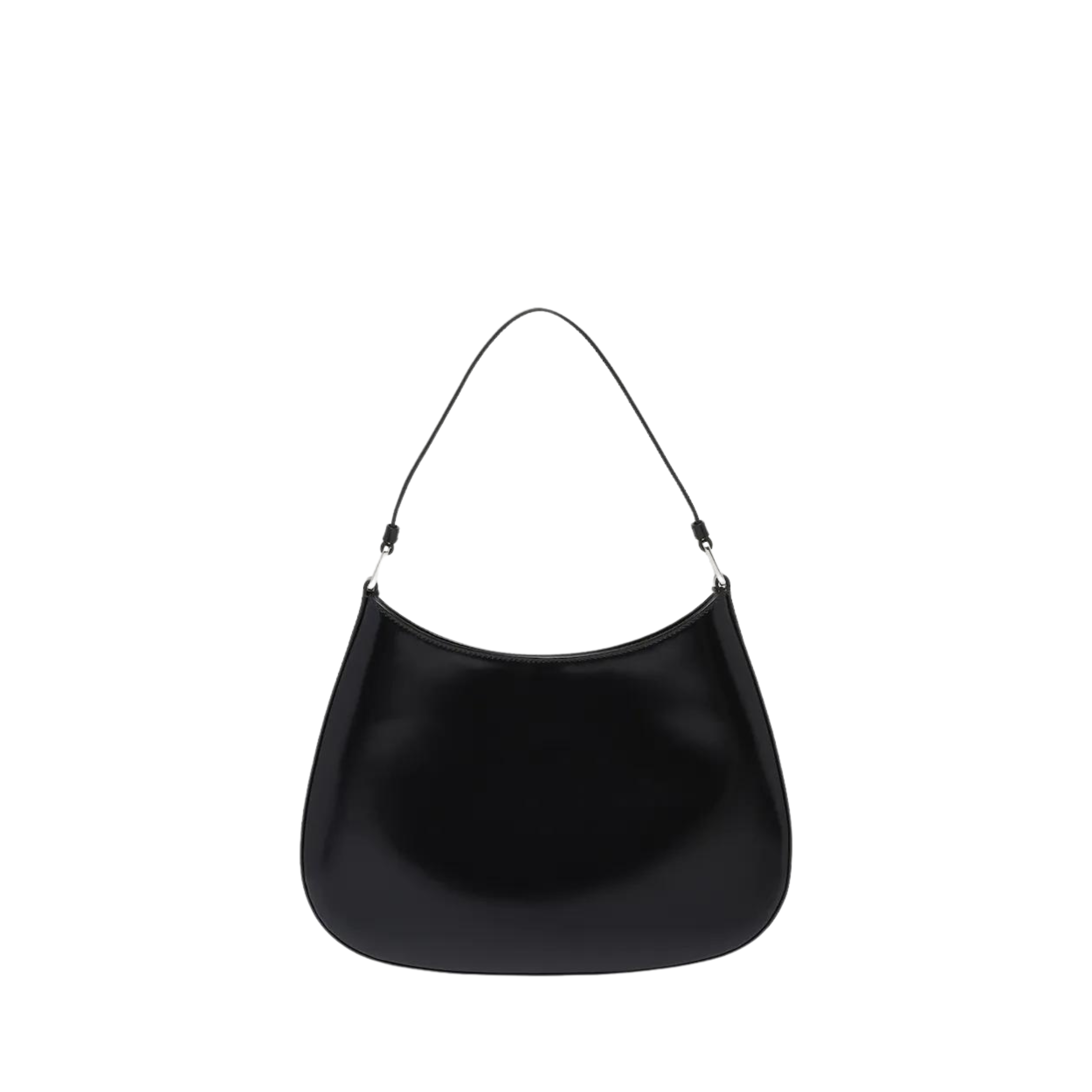 prada #4 black 2 Prada Cleo brushed leather shoulder bag - prada-4-black-2.png