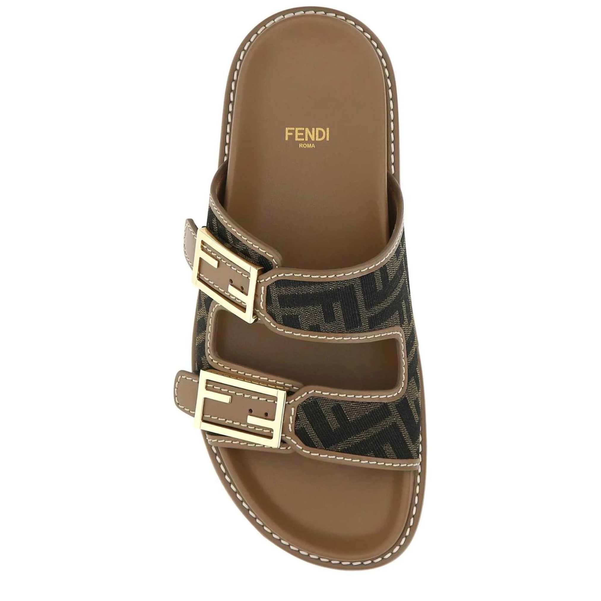 Fendi Logo Plaque Sandals - 3-23.jpeg
