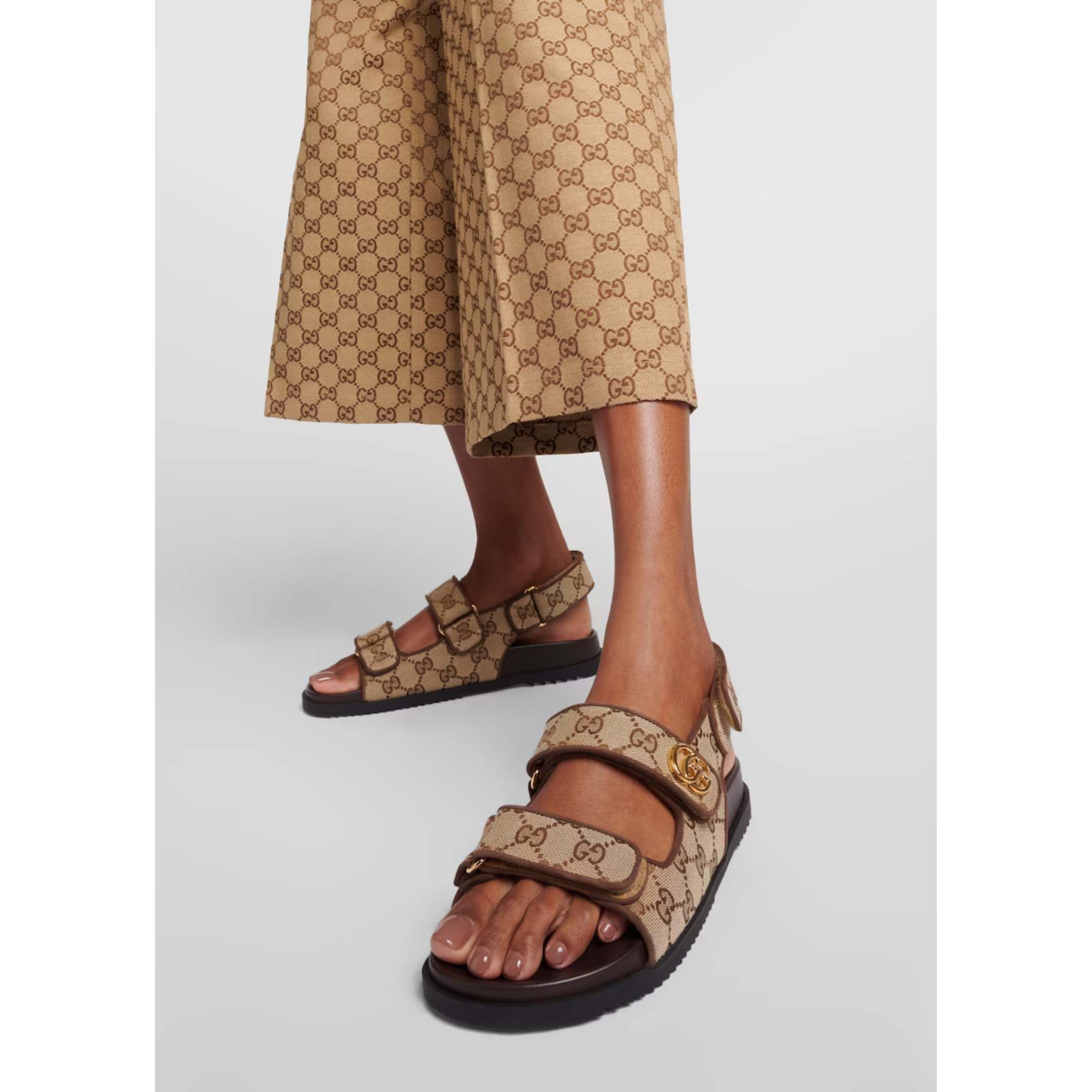 Gucci Double G Monogrammed Sandals - 2-1.jpeg