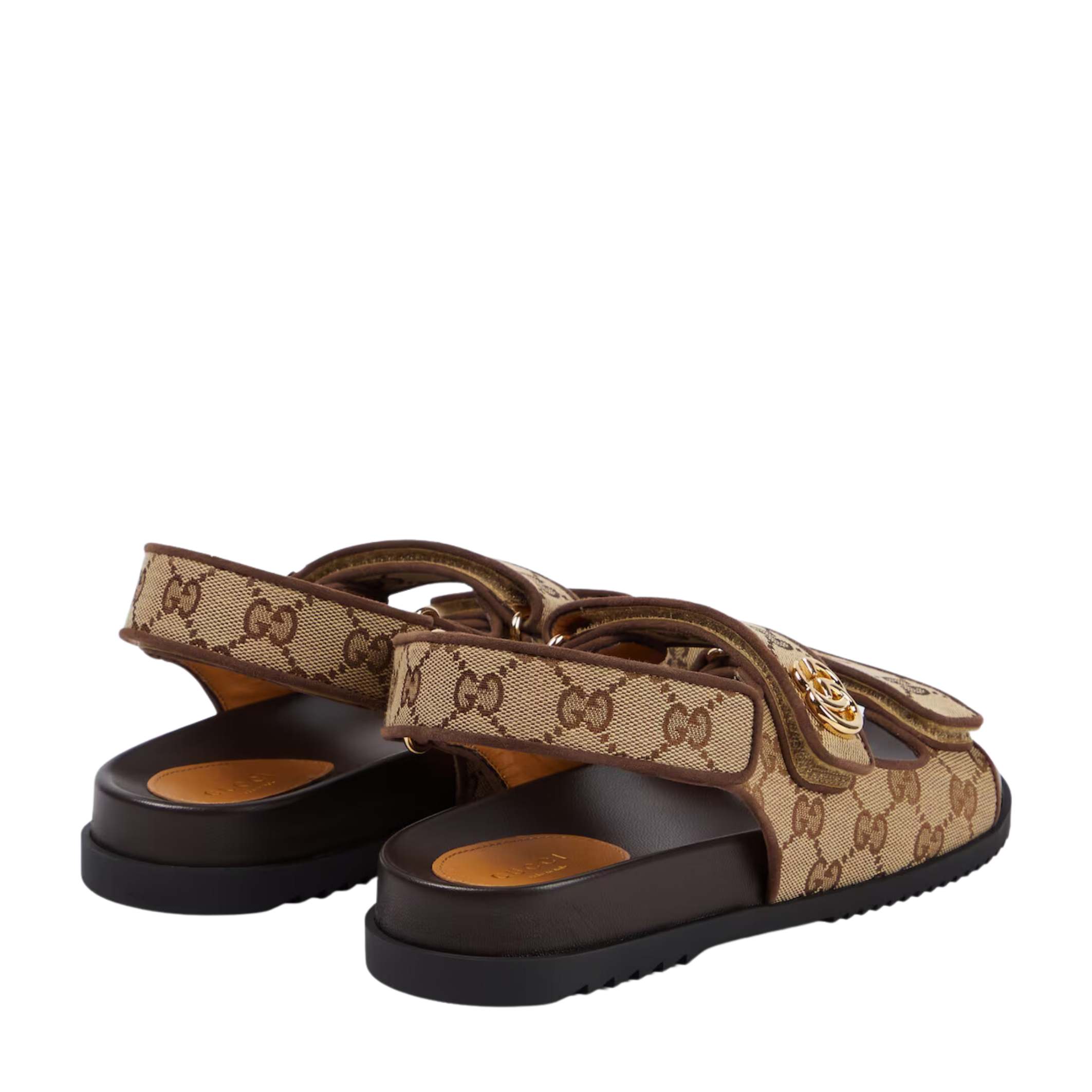Gucci Double G Monogrammed Sandals - 3-1.jpeg