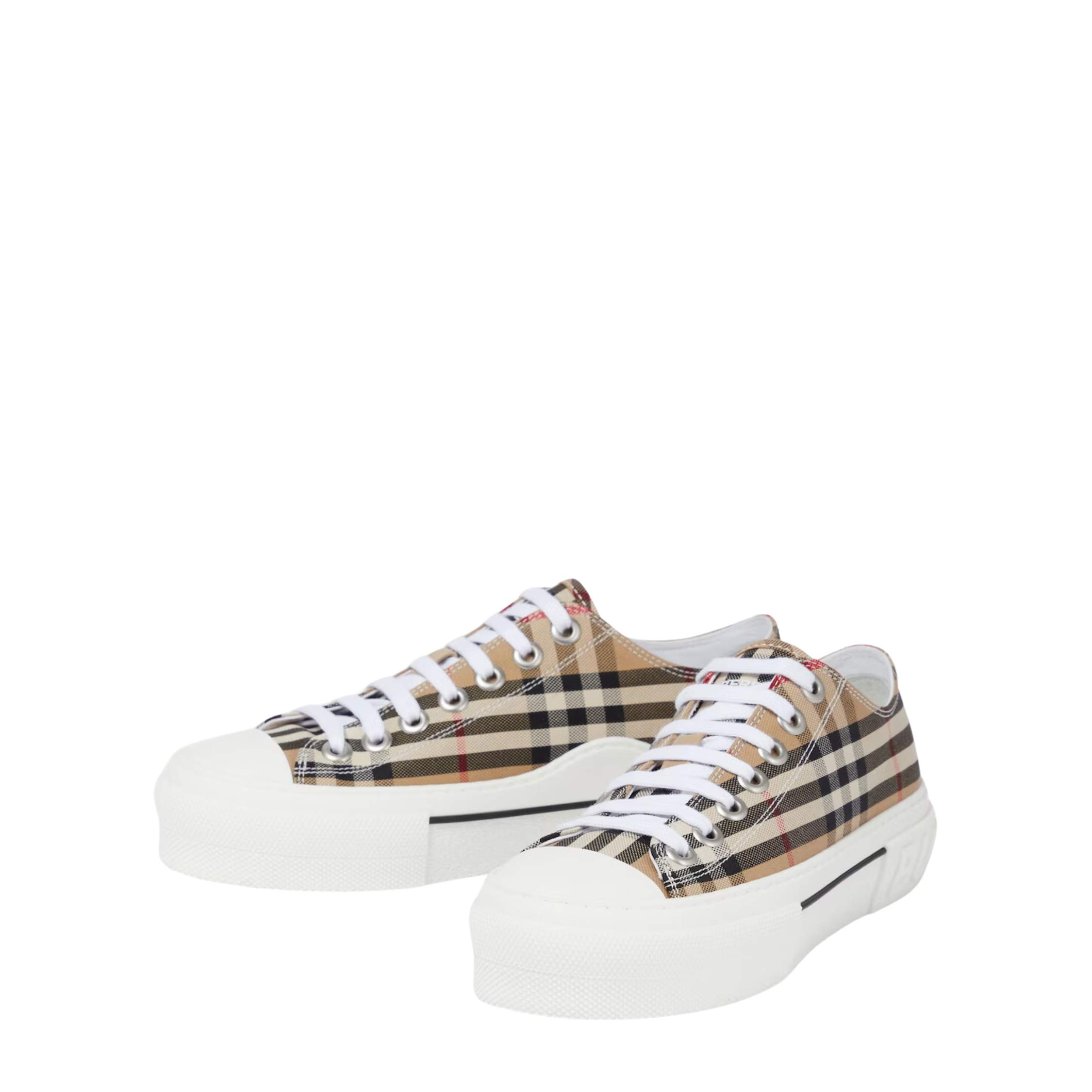 Burberry Check canvas sneakers - 3.jpeg