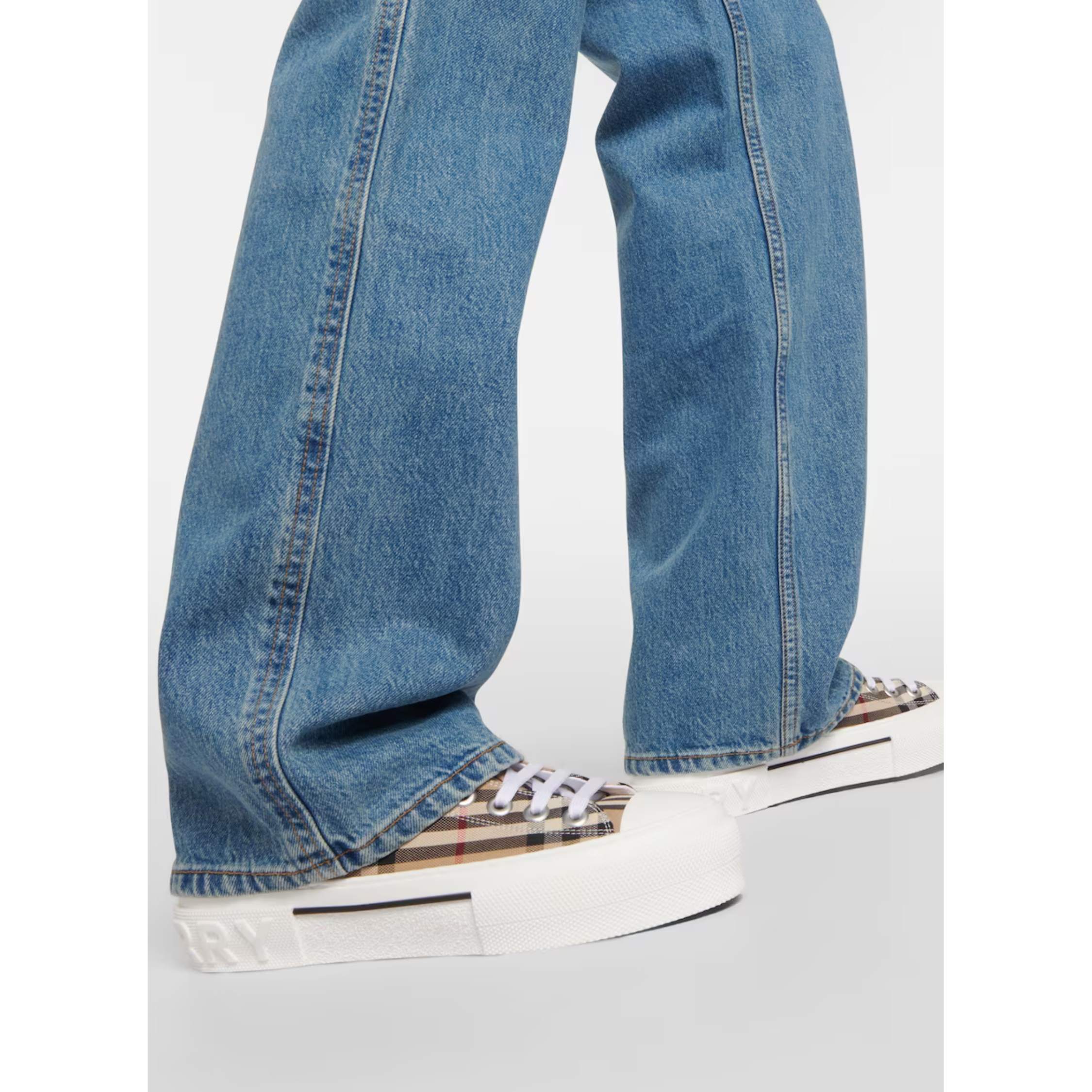 Burberry Check canvas sneakers - 6.jpeg