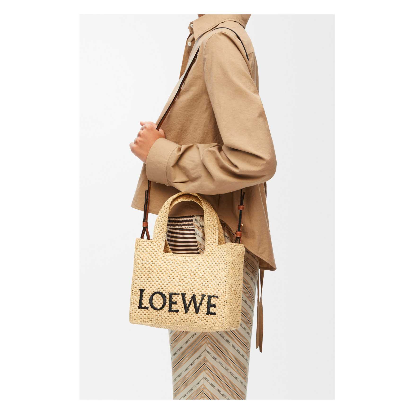 Small LOEWE Font tote in jacquard canvas - 22.jpg