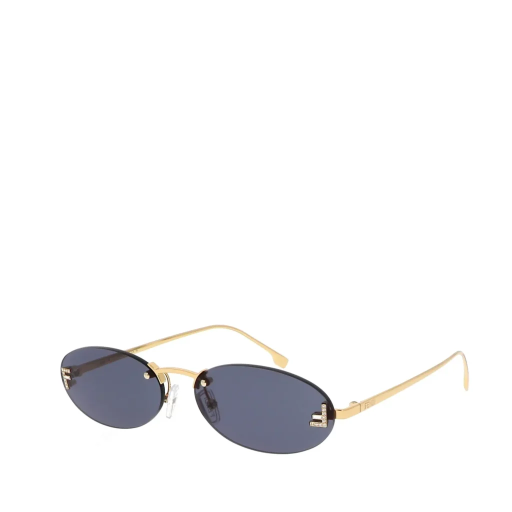 FENDI First Oval Sunglasses - fendi-first-fe4075us-30v-54-15-gold.webp