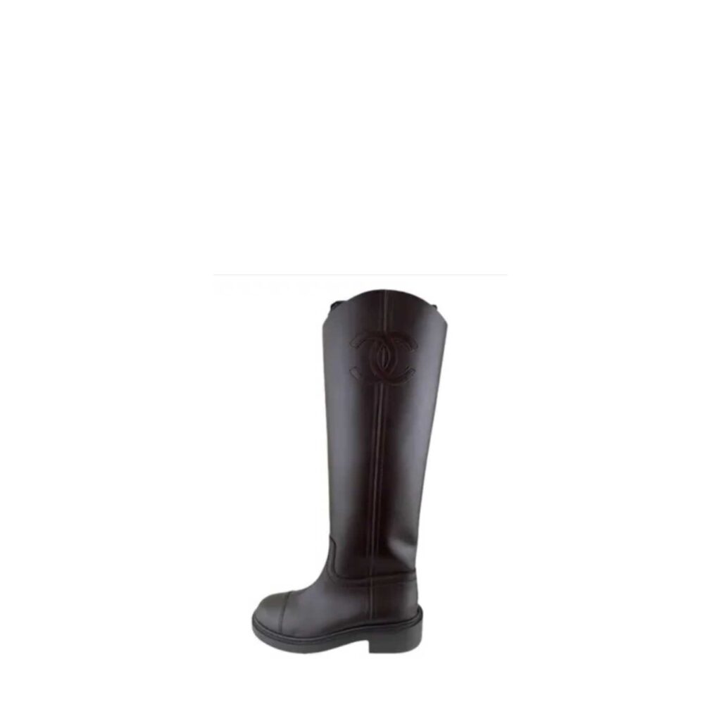 Chanel Leather boots- black - 4.jpg